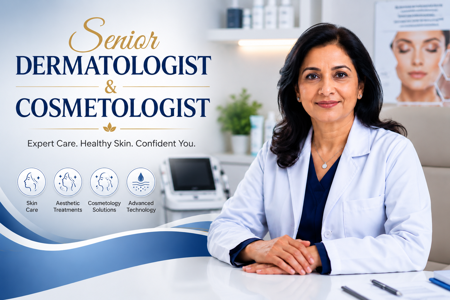Senior Dermatologist & Cosmetologist — Medicare Skin & Hair Clinic
